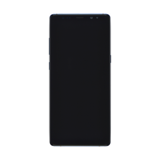 Samsung Galaxy Note 8 Screen Assembly with Frame - Blue (Premium) - Click Image to Close