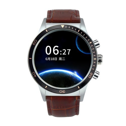 Touch Screen Smart Sports Watch Fitness Electronic Bracelet Tracker Sleep Heart - BROWN - Click Image to Close