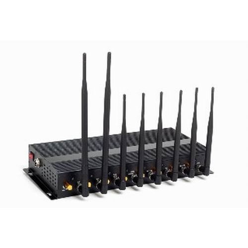 8 Powerful Antenna 3G/4G WiFi High Power Cellphone Jammer with Portable Aluminum Box - Click Image to Close