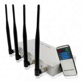 CellPhone Signal Jammer with Strength Remote Control - 10 Watt Output Power - Click Image to Close