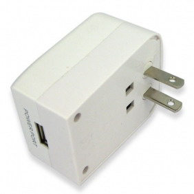 Universal Travel Adapter Voice Detecting Auto Callback GSM Spy Audio Bug - Click Image to Close