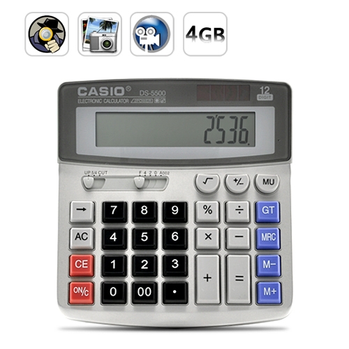 Calculator Spy Camera ( 640 x 480 @ 30fps, 4GB) - Click Image to Close