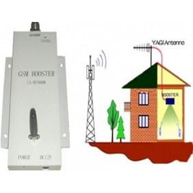 GSM Mobile Phone Signal Repeater Gain 60dB Power 17dbm 60 Square Meters - Click Image to Close