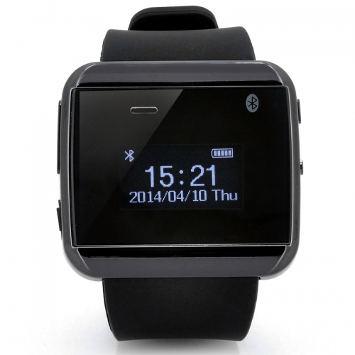 Bluetooth 3.0 Smart Watch - Make + Answer Calls IP 67 Waterproof - Click Image to Close
