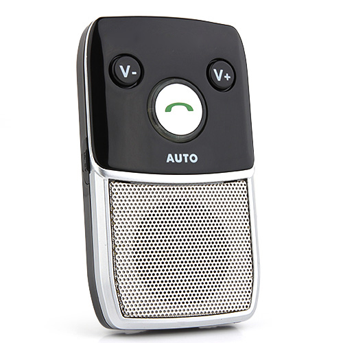 Handsfree Car Kit Bluetooth V2.1+EDR Solar-Powered Speakerphone - Click Image to Close