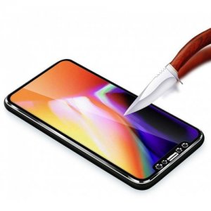 Hat - Prince 3D Hook Face Protective Film for iPhone X - BLACK