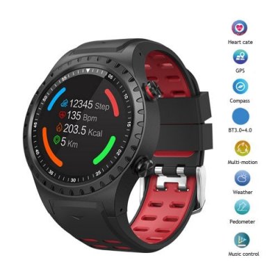 LEMFO M1S Card Movement Smart Watch GPS Positioning Compass Waterproof - MULTI-A