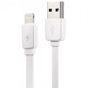 REMAX 8 Pin Fast Charge Data Sync Cable for iPhone 12 Pro - WHITE