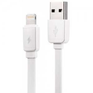 REMAX 8 Pin Fast Charge Data Sync Cable for iPhone 12 Pro - WHITE