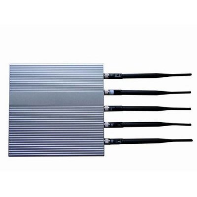 5 Antenna Cell Phone jammer(3G,GSM,CDMA,DCS,PHS)