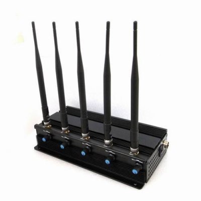 5 High Power Antenna Phone Jammer & GPS Jammer