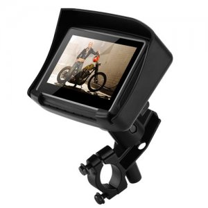 Motorbike GPS Navigation - IPX7 Waterproof, 4.3 Inch Touch Screen, 8GB Memory, Micro SD Card Slot, Mounting Brackets