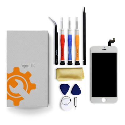 iPhone 12 Pro Screen Replacement Repair Kit + Tools + Repair Guide - White
