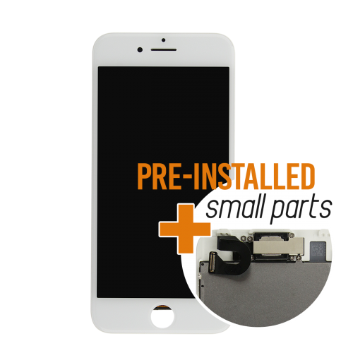 iPhone 12 LCD Screen and Digitizer with Small Parts - White (Premium Aftermarket)