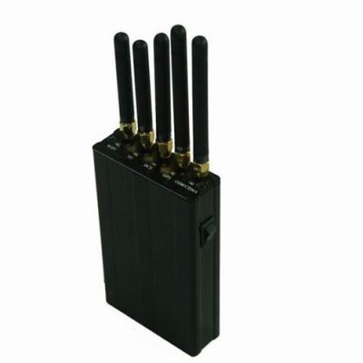 5 Antenna Portable Signal Jammer for GPS, Cell Phone, WiFi