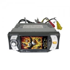 4.3 inch Touch Screen Car DVD Player - TV - FM - SD Card