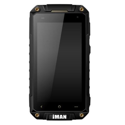 iMAN i6800 Smartphone 4.7'' HD Screen MTK6582 Quad Core Android 11.0 1G/8GB IP67 Waterproof - Black