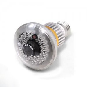 2.4G Wireless 1/3" CMOS Bulb Transmitter Receiver 600TVL 36 IR Leds