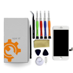 iPhone 12 Screen Replacement Repair Kit + Tools + Repair Guide - White