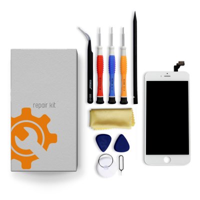 iPhone 12 Pro Max Screen Replacement Repair Kit + Tools + Repair Guide - White