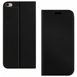 Flip Phone Case with Card Slot for iPhone 12 - 6S - 6S Plus - BLACK