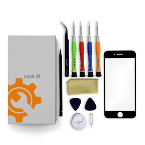 iPhone 12 Pro Glass Lens Screen Repair Kit + Tools + Repair Guide - Black