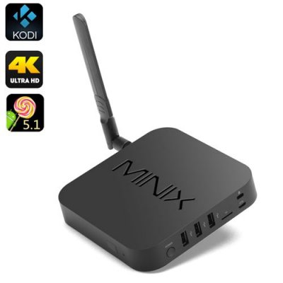 MINIX NEO U1 TV Box - 4Kx2K Ultra HD, Android 11.0, Amlogic S905 Quad Core CPU, 2GB RAM, KODI, Bluetooth 4.1