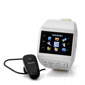 Mobile Phone Watch with Keypad "Quartz" - Dual SIM, Touch Screen, Bluetooth Headset, 4GB micro SD card
