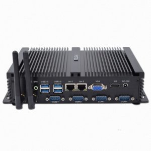 HYSTOU P04 - 1007U - 2L Fanless Mini Industrial PC - BLACK