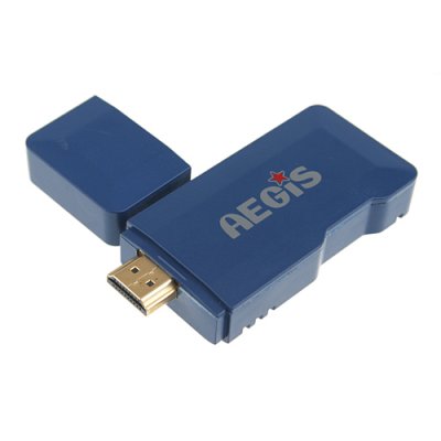 MTB007 Mini Android PC Android TV Box Android 11.0 Tcc8920 HDMI TF 4GB- Blue