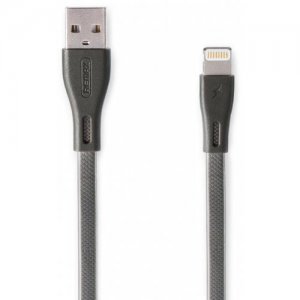 REMAX RC - 090i 1m Full Speed Pro Data Cable for iPhone - BATTLESHIP GRAY