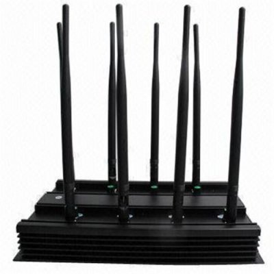8 Bands Adjustable All Frequency 3G 4G Wimax Phone Blocker WiFi Jammer & GPS VHF UHF Jammer (European Version)