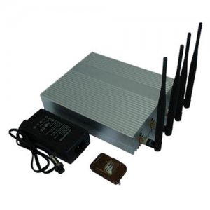 Mobile Phone Jammer - 10m to 40m Shielding Radius - with Remote Controller