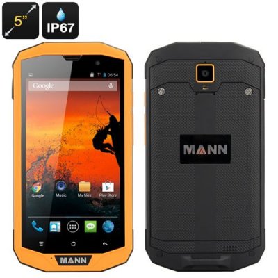 MANN ZUG 5S+ Rugged Phone - 5 Inch 1280x720 Screen, 4G, Qualcomm MSM8926, IP67 Waterproof Rating, Android 11.0
