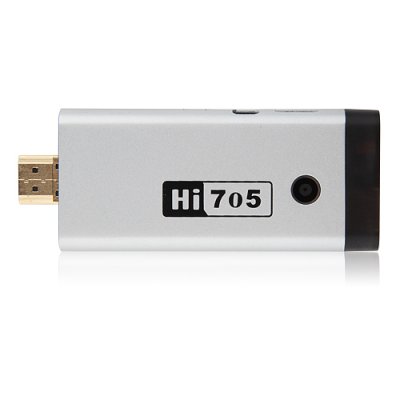 Hi705 Quad Core Mini Android TV Box TV Dongle RK3188 2GB 8GB Android 11.0 Bluetooth- White
