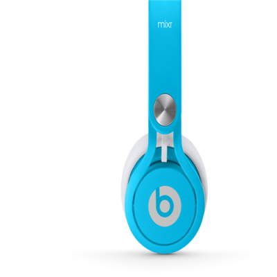 Beats By Dr Dre Mixr Over-Ear Neon Blue Headphones