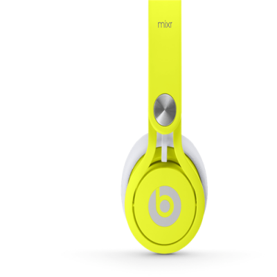 Beats By Dr Dre Mixr Over-Ear Neon Yellow Headphones