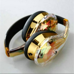 Monster Diamond Tears Hi-Definition On-Ear Headphones Gold