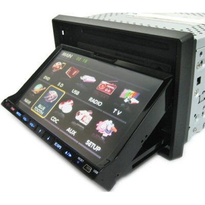 7 Inch LCD Touch Screen Car DVD Player + TV + Amplifier + HD