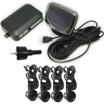 Multi-functional Car Rearview Camera with LED Parking Sensor