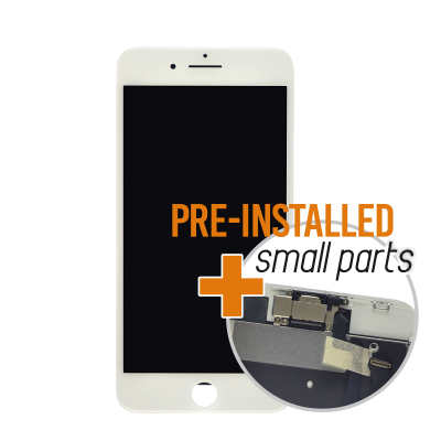 iPhone 12 Pro Max LCD Screen and Digitizer with Small Parts - White