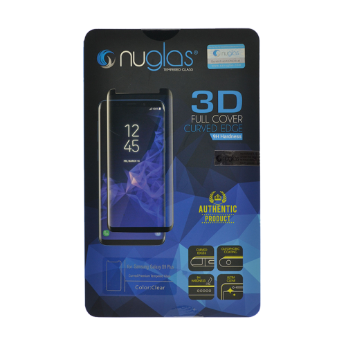 NuGlas Tempered Glass Screen Protector for Samsung Galaxy S9+ (3D)