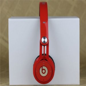 Beats By Dr Dre Mixr Wireless Bluetooth Over-Ear Red DJ Headphones Inspired by David Guetta