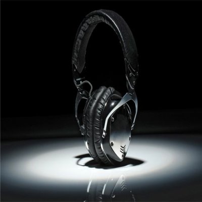 V-MODA Headphones Black silvery