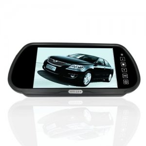 7 Inch LCD Widescreen Car Rearview Monitor with Touch Button