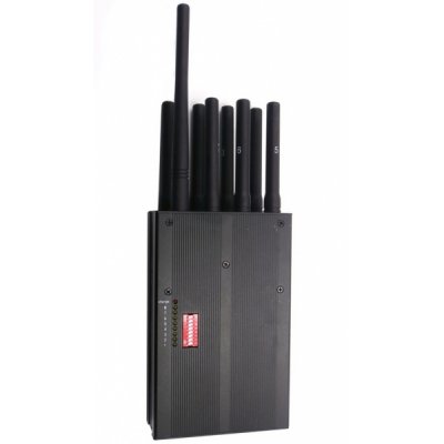 Newest Portable Selectable High-capacity 8 band All 2G 3G 4G 5G Phone Signal Jammer & WiFi GPS L1 Lojack All in one Jammer Worldwide Use version