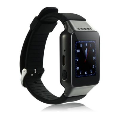 ZGPAX S39 Smart Watch Phone 1.54 Inch Touch Screen Bluetooth Camera FM - Black