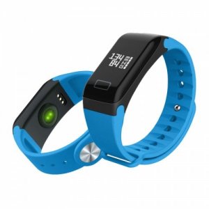 Intelligent Sports Bracelet Heart Rate Blood Pressure Monitoring Waterproof Step - COBALT BLUE