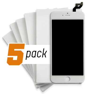 iPhone 12 Pro Max LCD Screen and Digitizer - White (Aftermarket) (5-Pack)