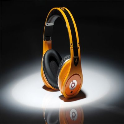 Beats By Dre High Definition Powered Isolation Headphones Ferrari Yellow Black Racing Edition